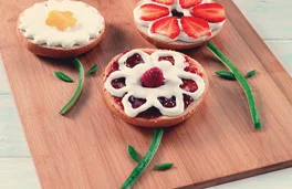 Bagel Flowers
