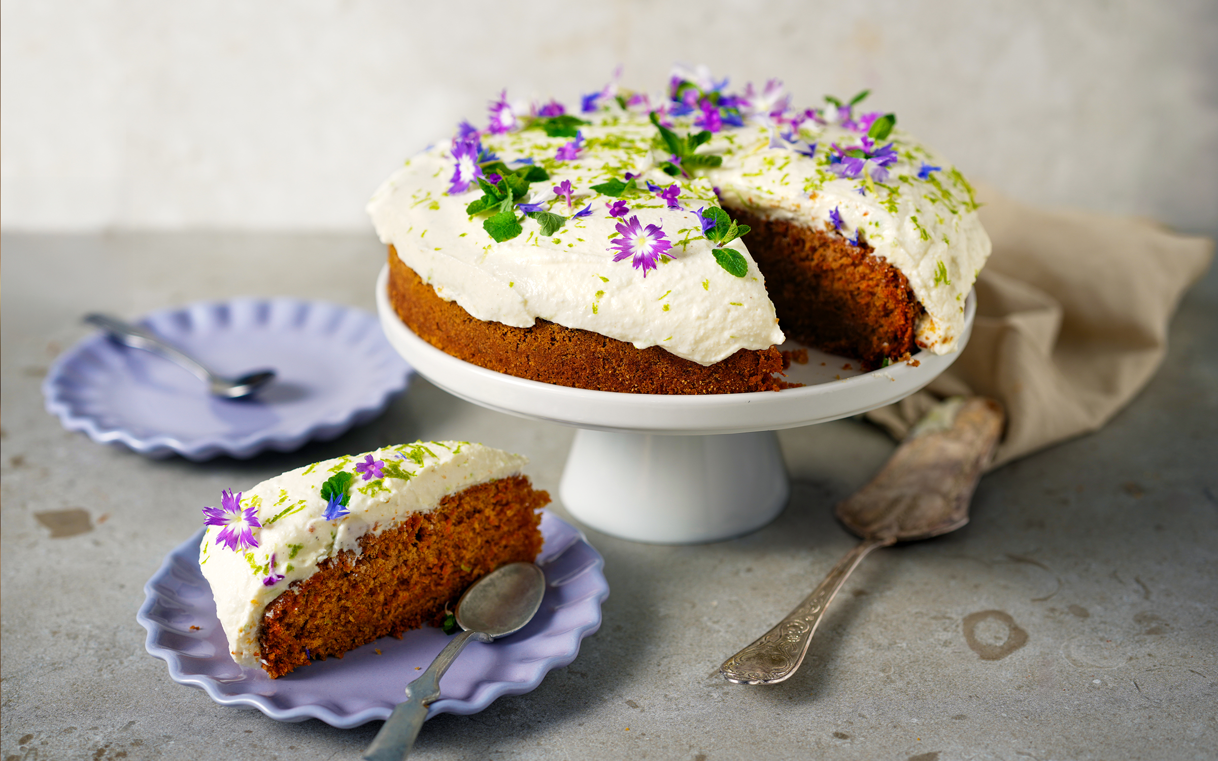 Morotstårta med cottage cheesefrosting