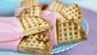 Varma dubbelmackor med färskost