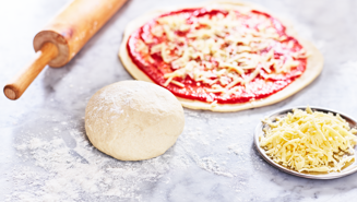 No yeast pizza dough