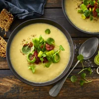 Leek and potato soup