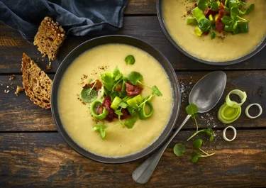 Leek and potato soup