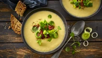 Prei- en aardappelsoep