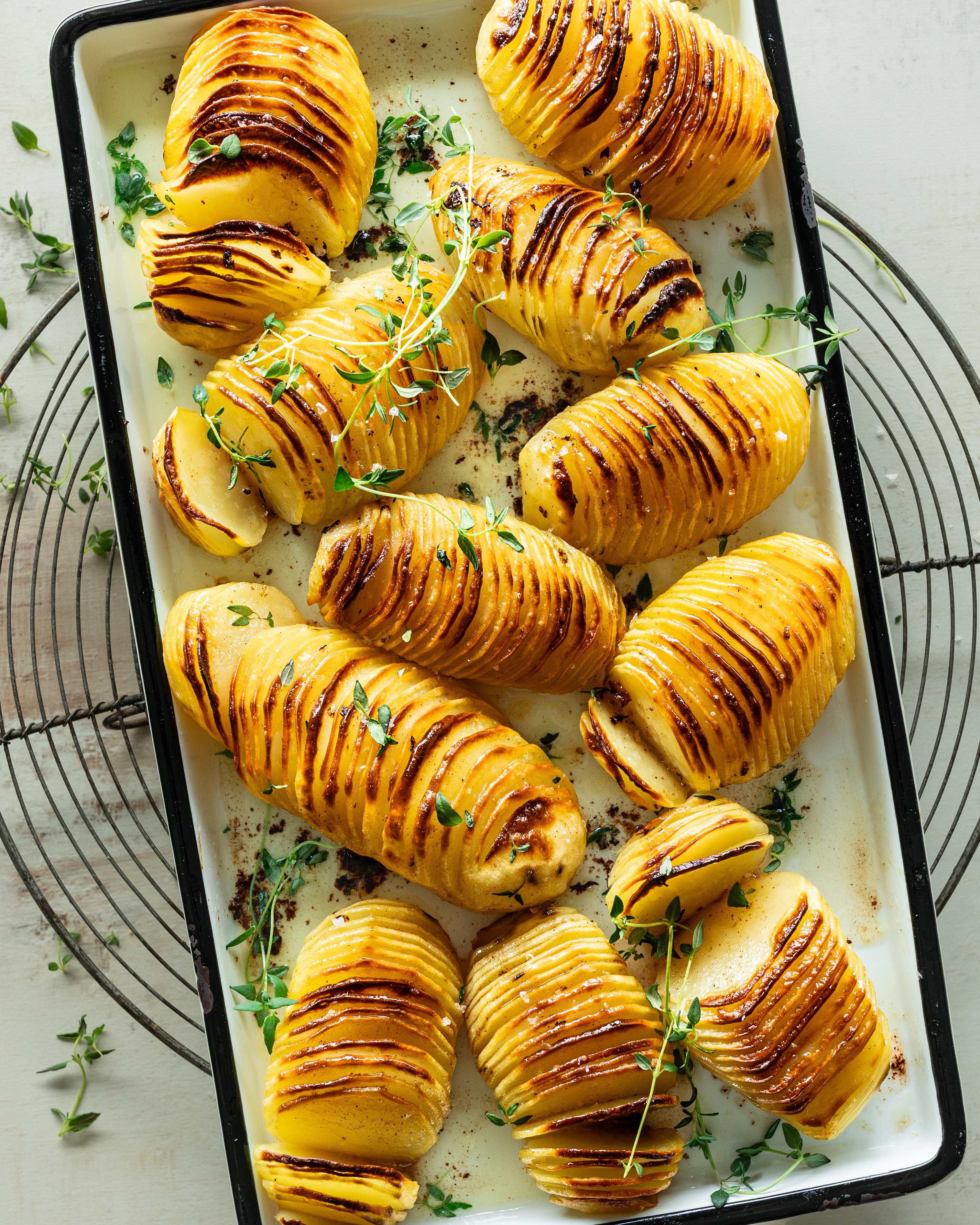 Hasselback kartofler