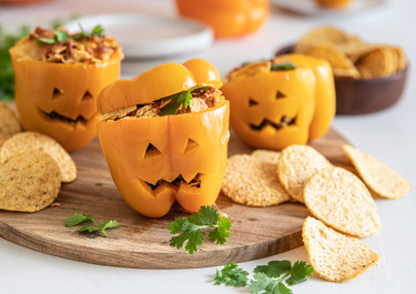 Γεμιστές πιπεριές Halloween