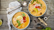 Krabbesuppe af egen fangst