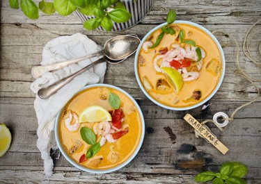 Krabbesuppe af egen fangst