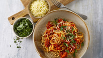 Spaghetti i tomatsauce