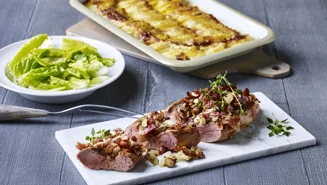 Gefülltes Schweinefilet
