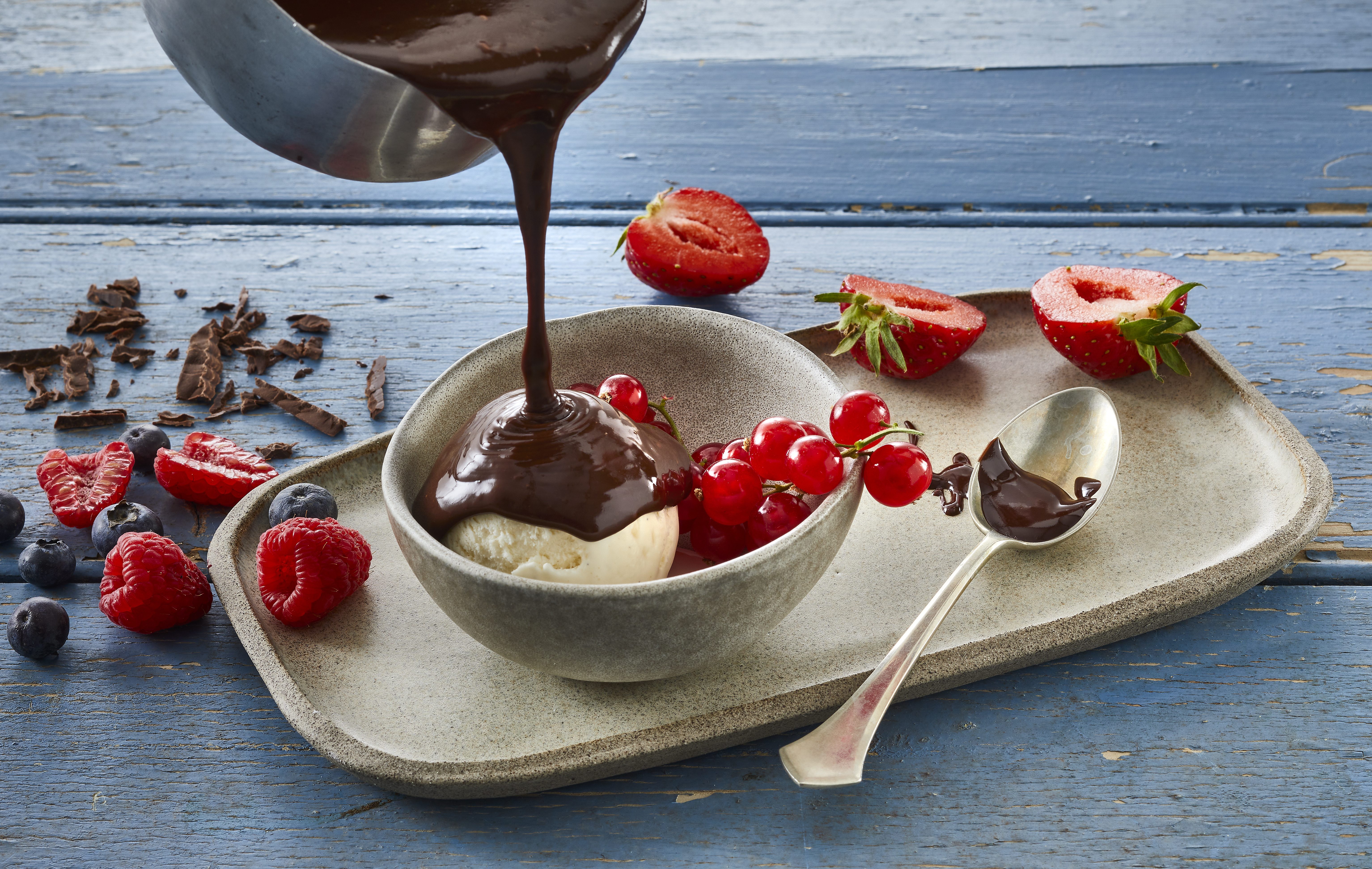 Einfache heiße Schokoladensauce - Rezept | Arla - Rezept Einfache heiße Schokoladensauce - Rezept | Arla - Rezept