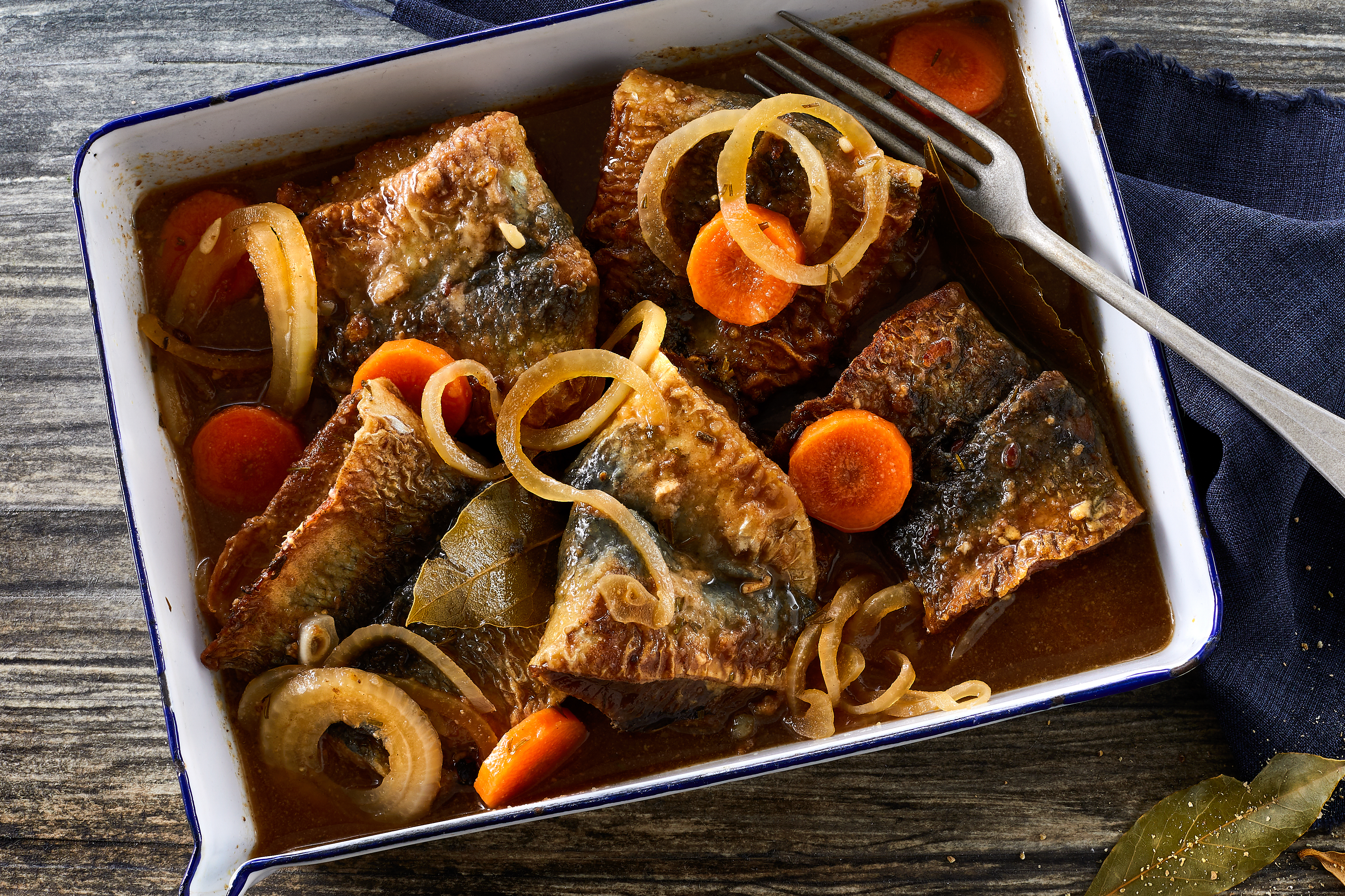 Stegte sild i eddike