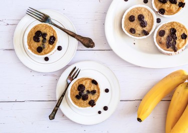 Banaaniproteiinimuffinssit