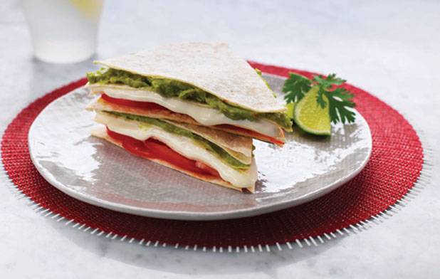 Cheese Guacamole Quesadilla