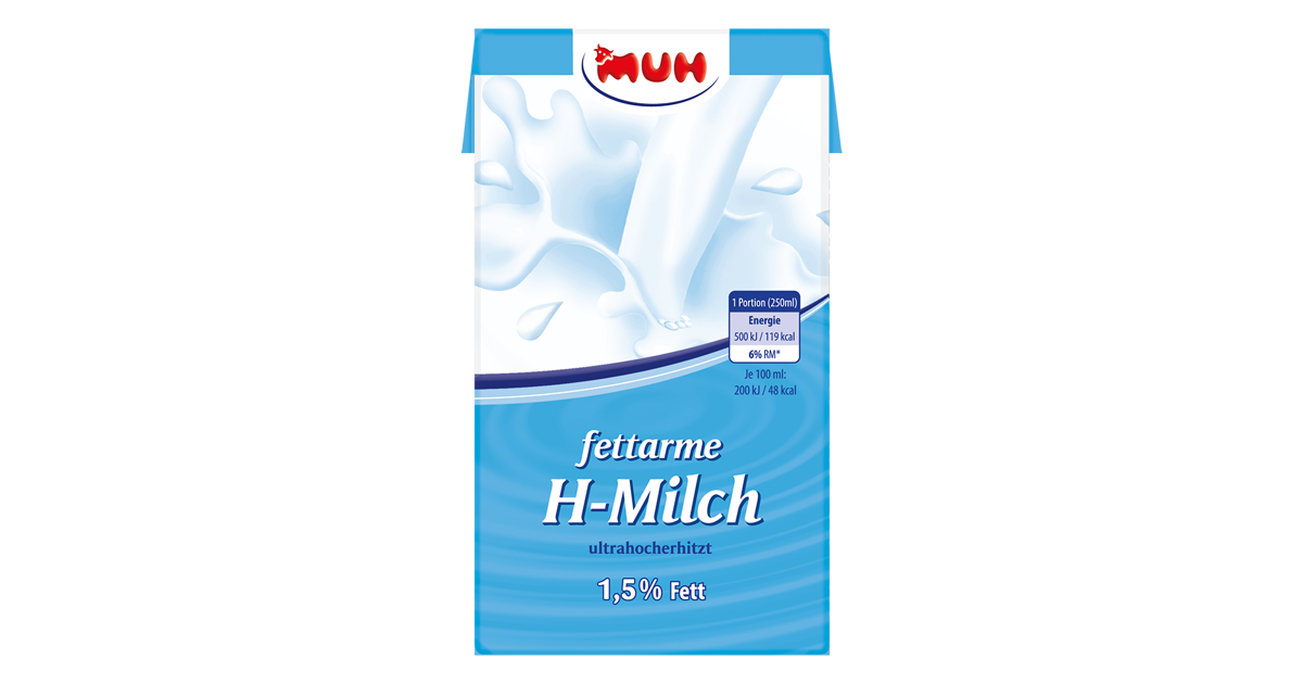 H-Milch 1,5% Fett ohne Verschluss | Arla® Pro Deutschland 