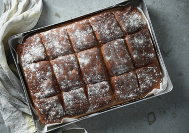 Tekakor i långpanna