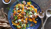 Bagt butternut med hot honey