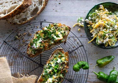 Hytteost-toast i airfryer