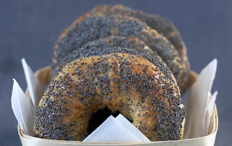 Cinnamon-orange bagels