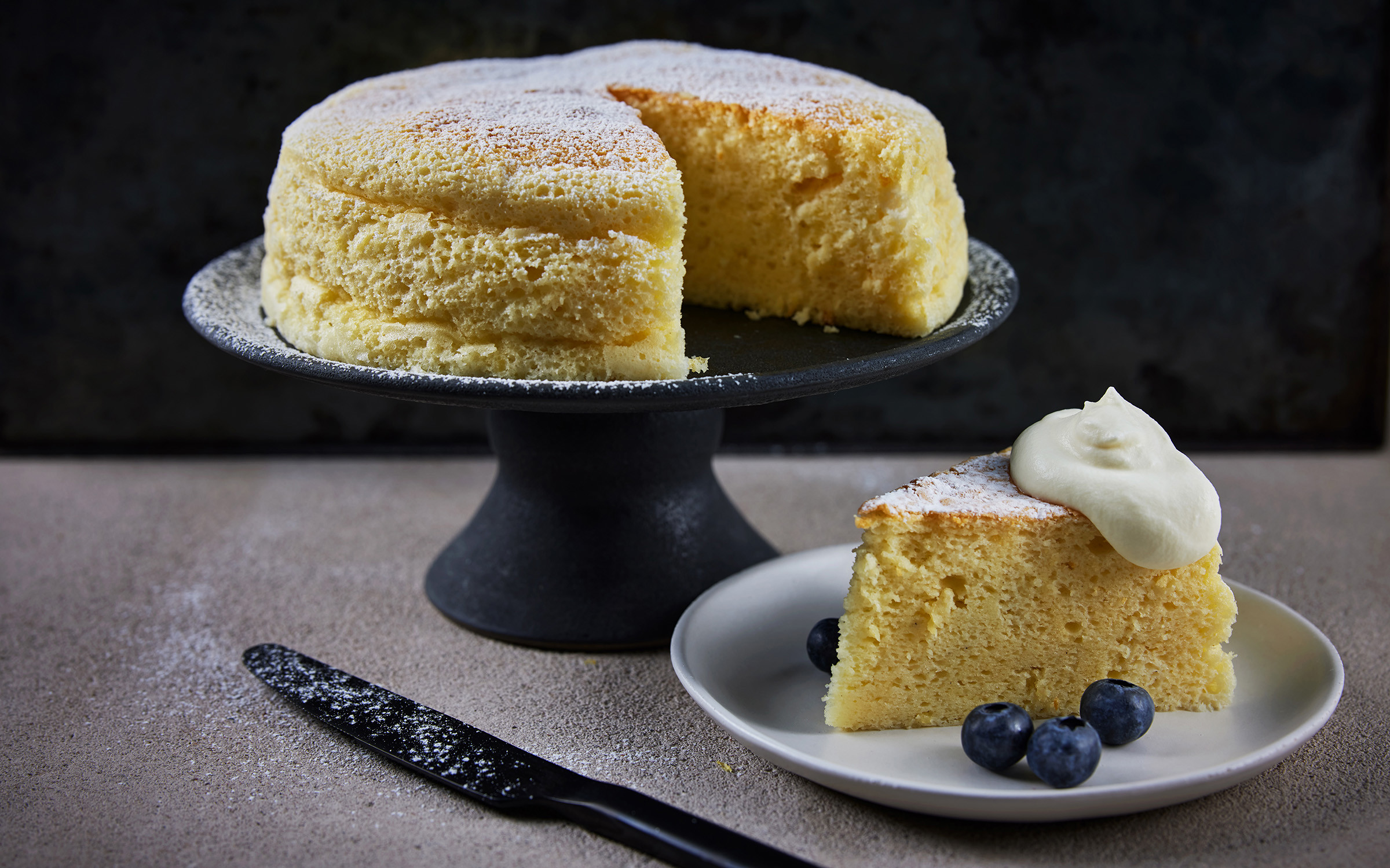 Japanese cotton cheesecake Japansk cheesecake Recept Arla