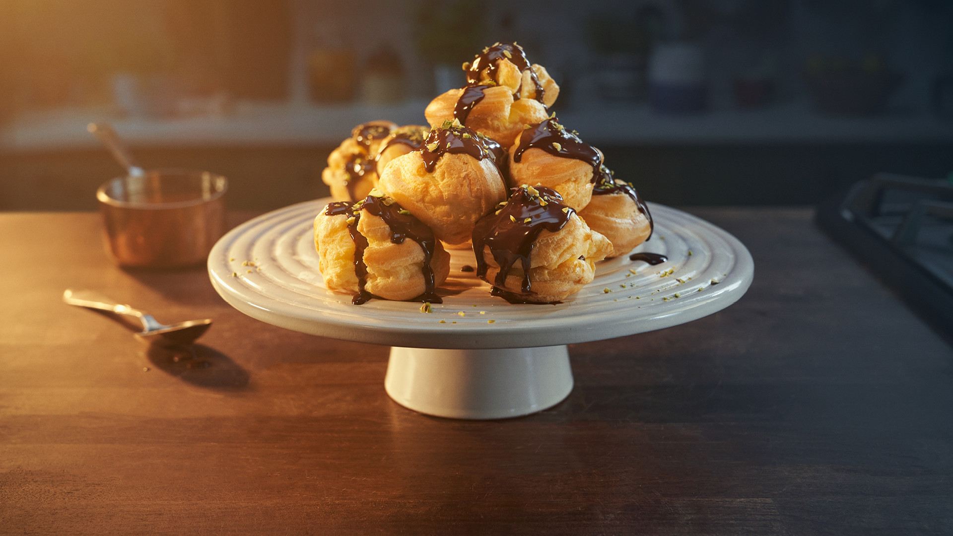 Chocolate Orange Profiteroles