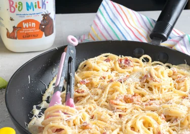 Cauli-Cheese Carbonara