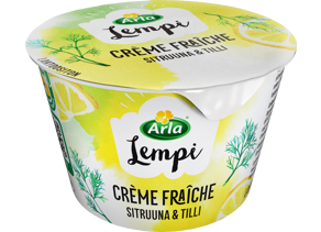Arla Lempi crème fraîche sitruuna-tilli 200g, laktoositon