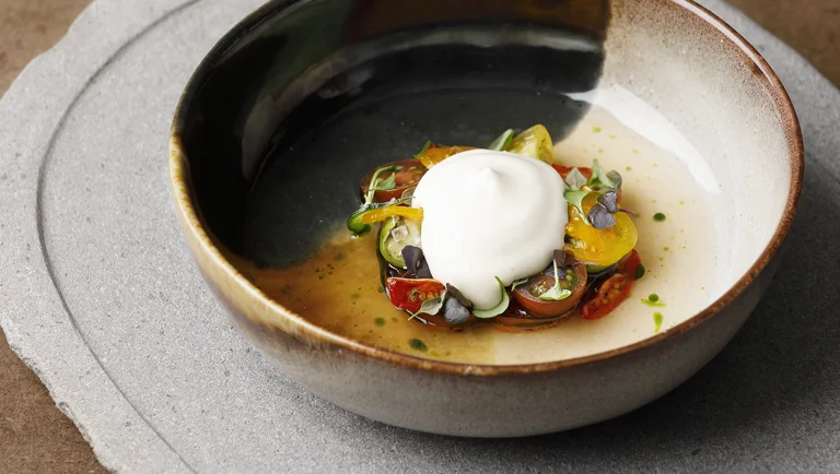 Syystomaatteja ja präst-juustovaahtoa