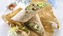Wraps med røget mørbrad