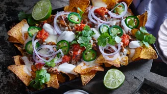 Überbackene Nachos