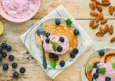 Proteiinipannukakut ilman banaania resepti