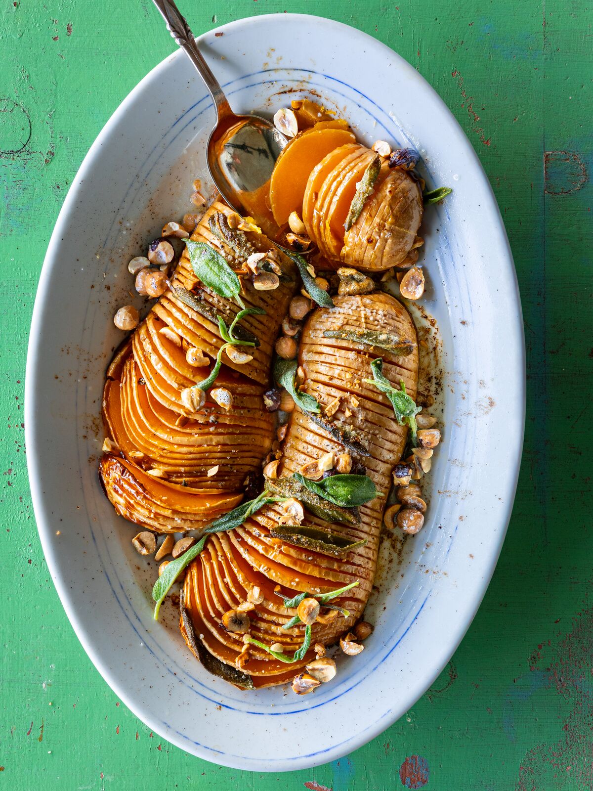 Hasselback butternut squash
