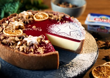Weihnachtlicher Cheesecake