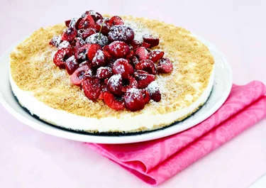 Fryst crème fraiche-tårta