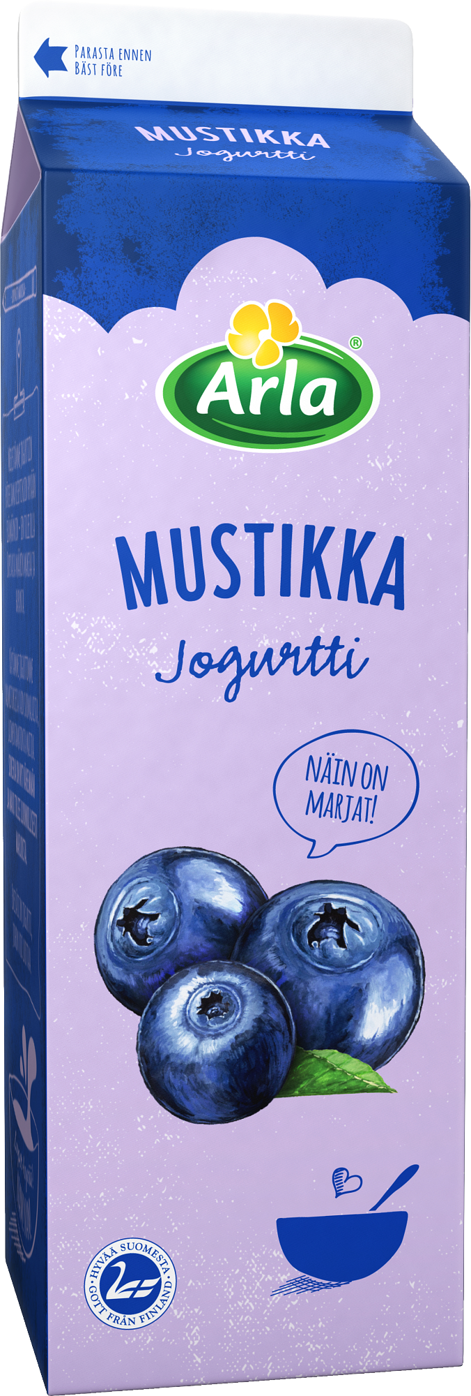 Arla mustikkajogurtti 1kg
