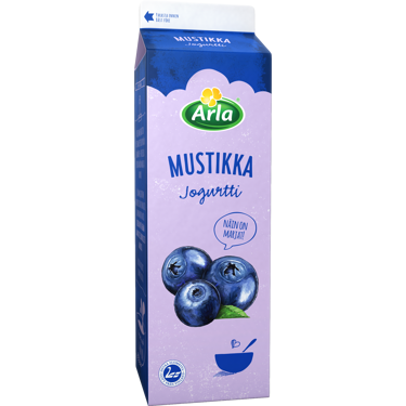 Arla mustikkajogurtti 1kg