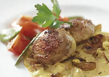 Fläskfilé med champinjoner