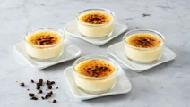 Crème brulée med smak av kaffe