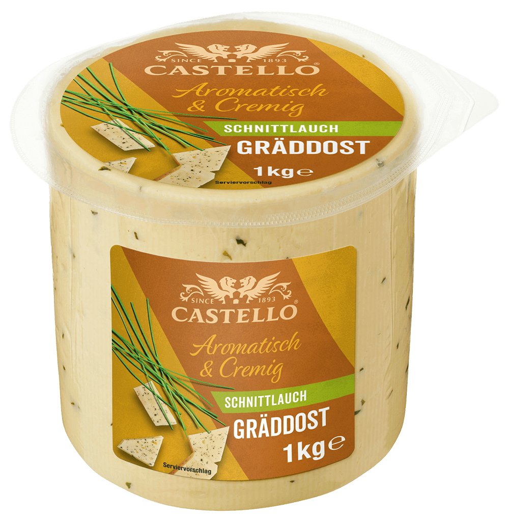Arla® Castello® Gräddost Schnittlauch | Großhändler finden | Arla® Pro