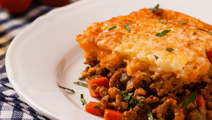 Pastel de carne y queso