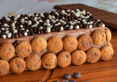 Tarta de galletas y chocolate