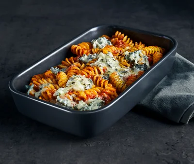 Pasta Bake with Castello® Creamy Blue Cheese