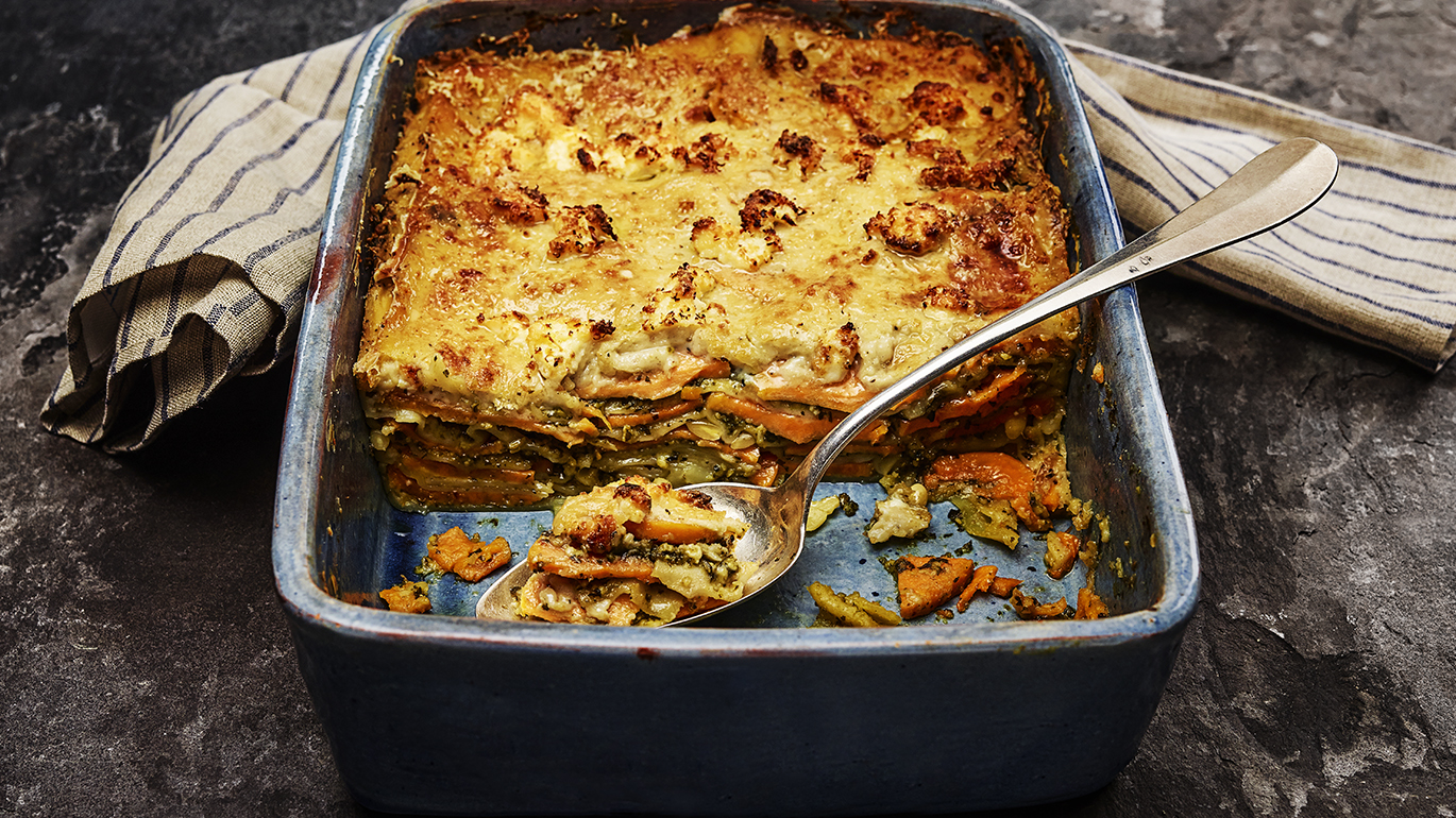 Sweet Potato And Pesto Lasagne | Lurpak®