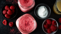 Frambozen-eiwitsmoothie
