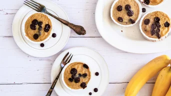 Banana protein muffins