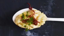 Citronrisotto med rostad parmaskinka