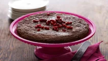 Chili- och lingonkladdkaka