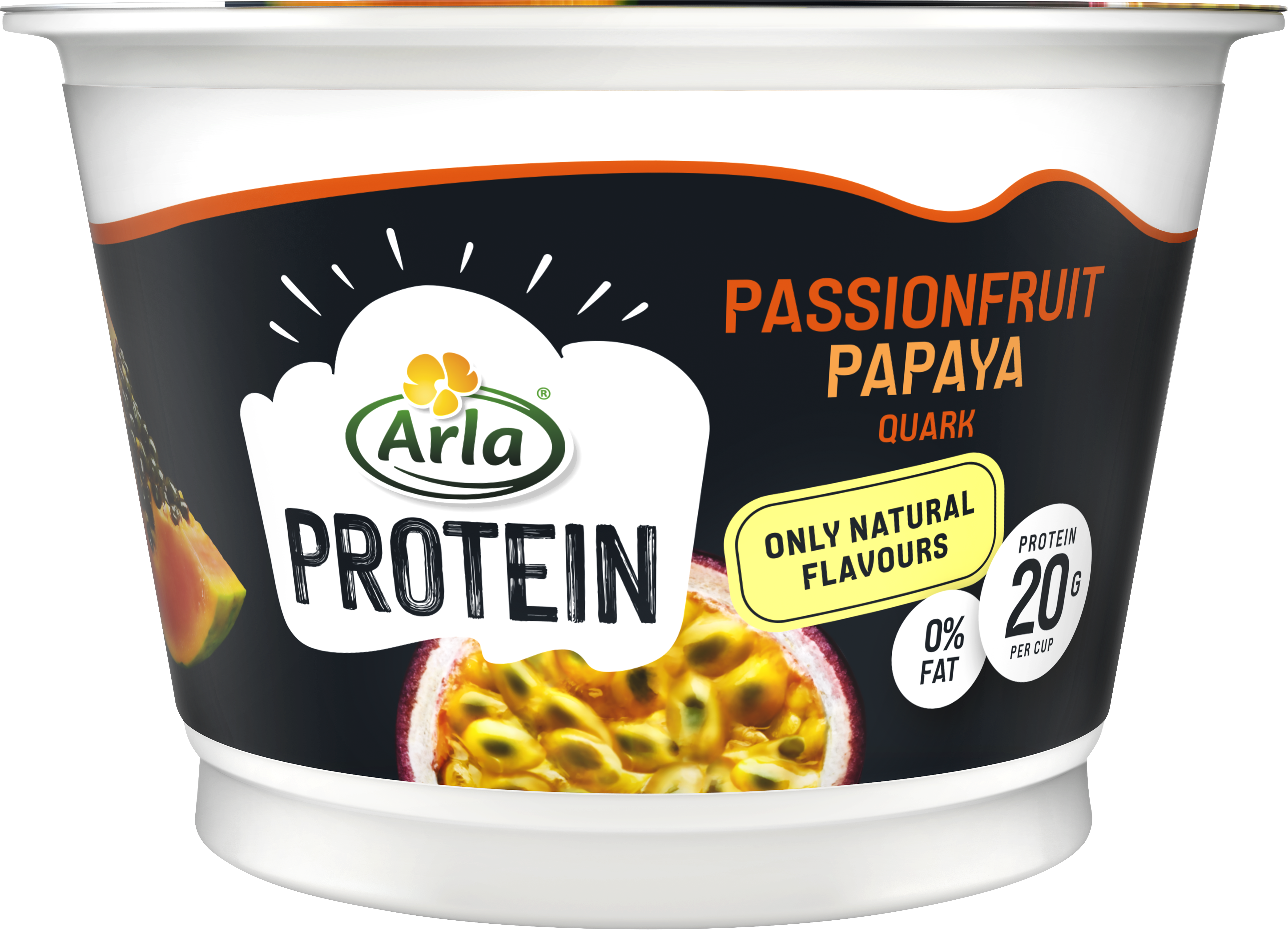 Kwark Passievrucht Papaja 200g