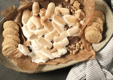 Air fryer s'mores