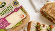 Sándwich de verduras asadas con Arla Havarti Light
