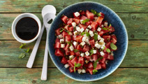 Wassermelone-Hirtenkäse-Salat 